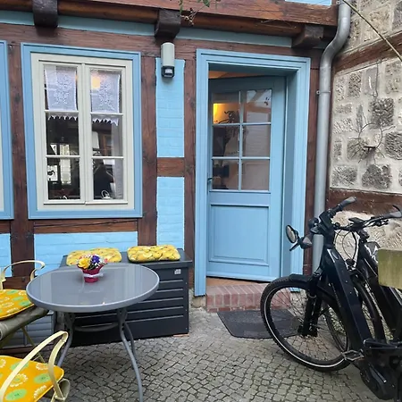 Blaues Haeuschen Quedlinburg