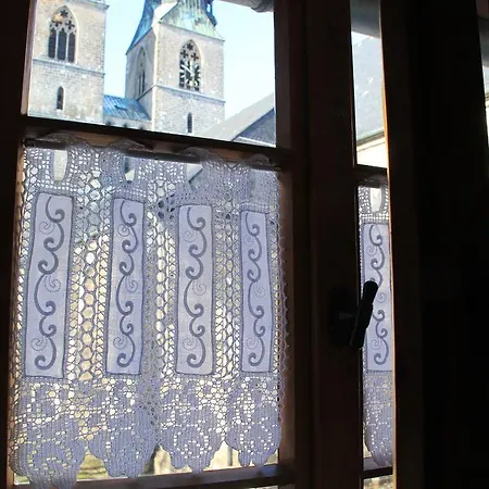 Blaues Haeuschen Quedlinburg